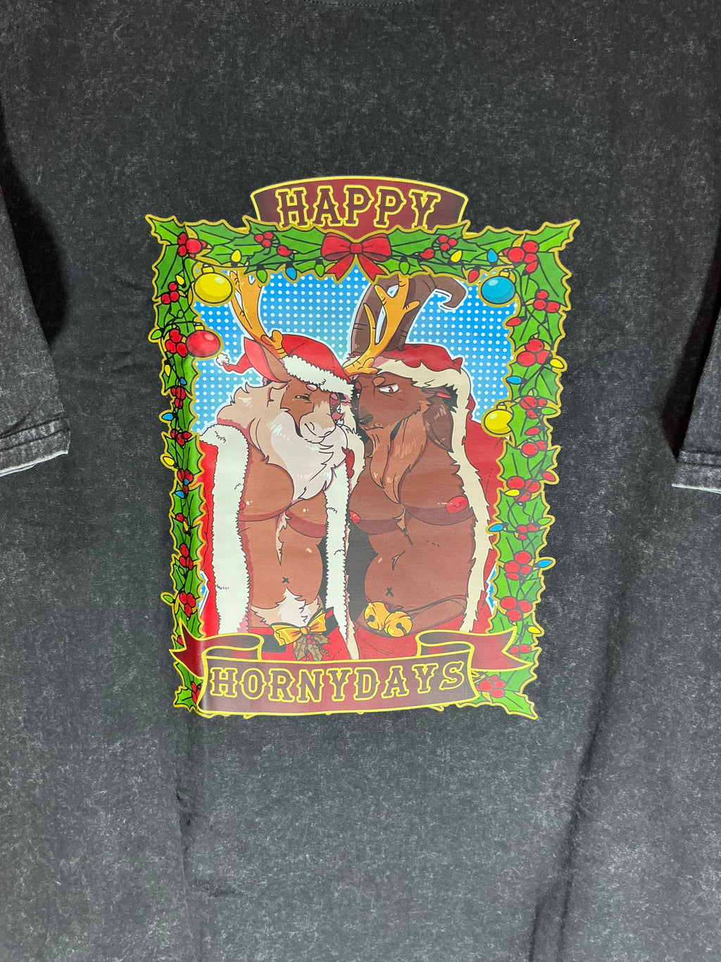 HORNYMAS SANTA AND KRAMPUS