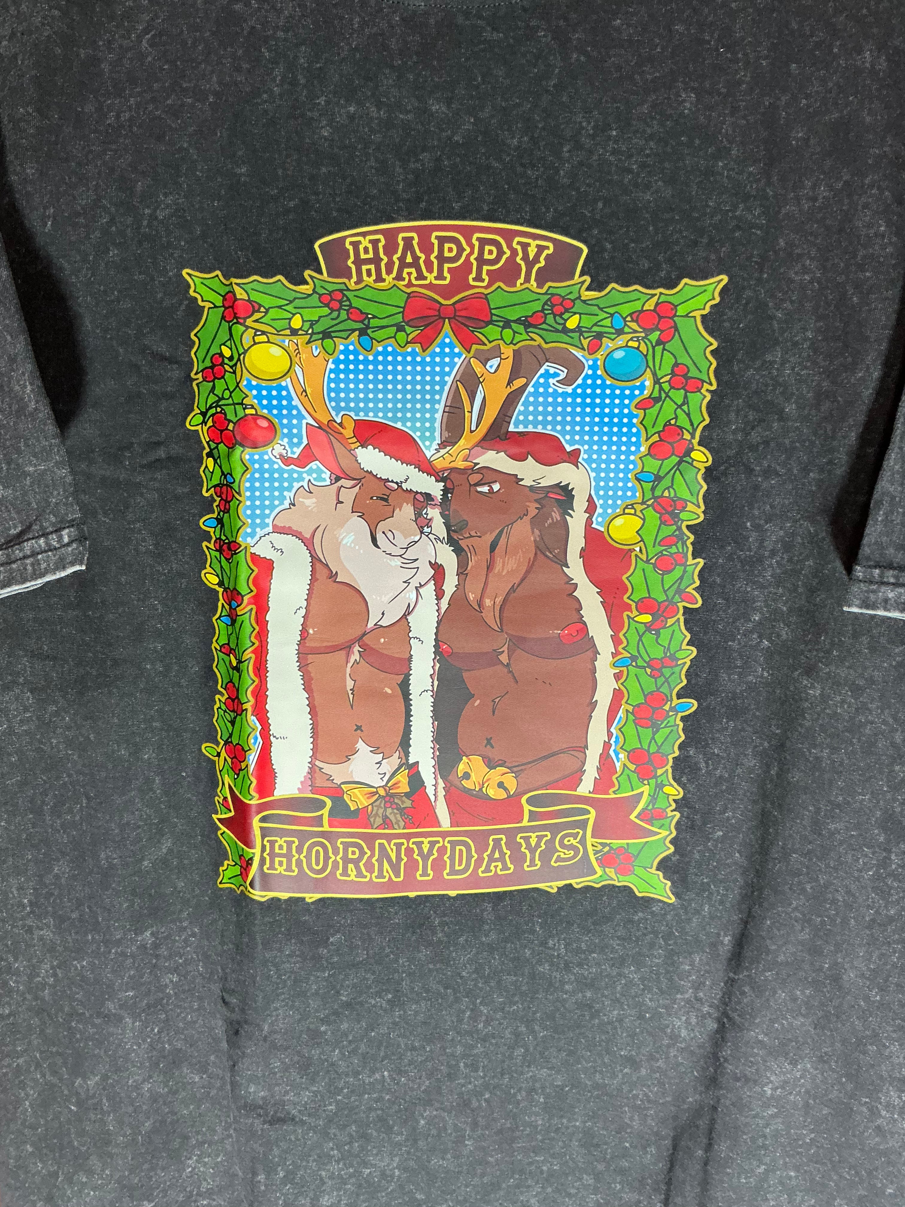 HORNYMAS SANTA AND KRAMPUS