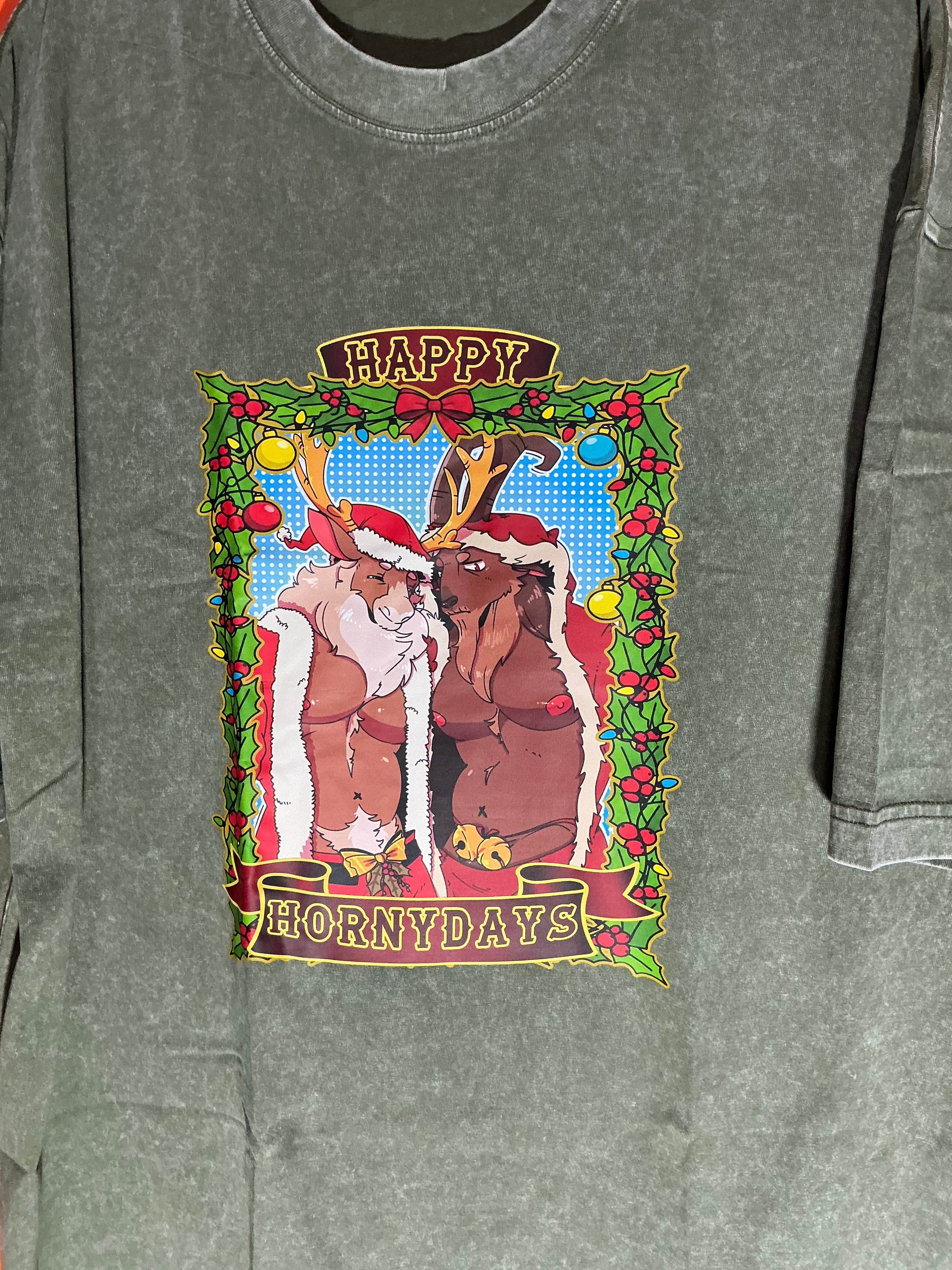 HORNYMAS SANTA AND KRAMPUS